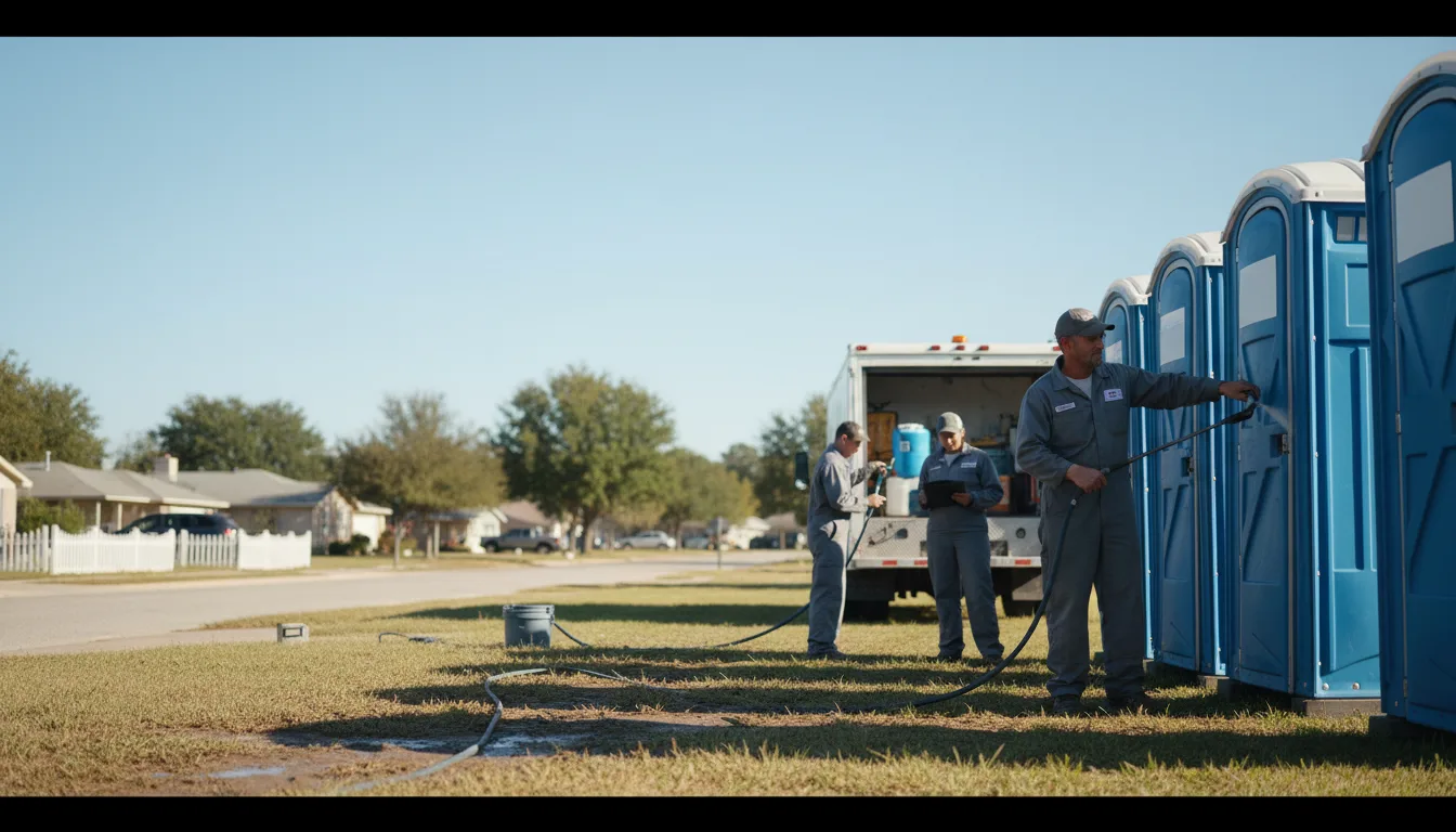 Long-Term Portable Toilet Rental in Castor, LA near me